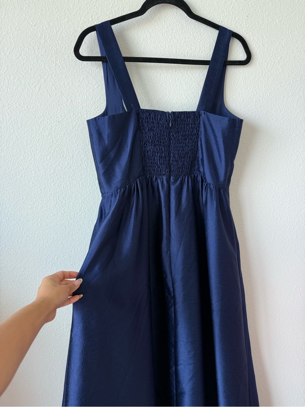 TUCKERNUCK Navy Dupioni Esme Dress - Picture 12 of 13